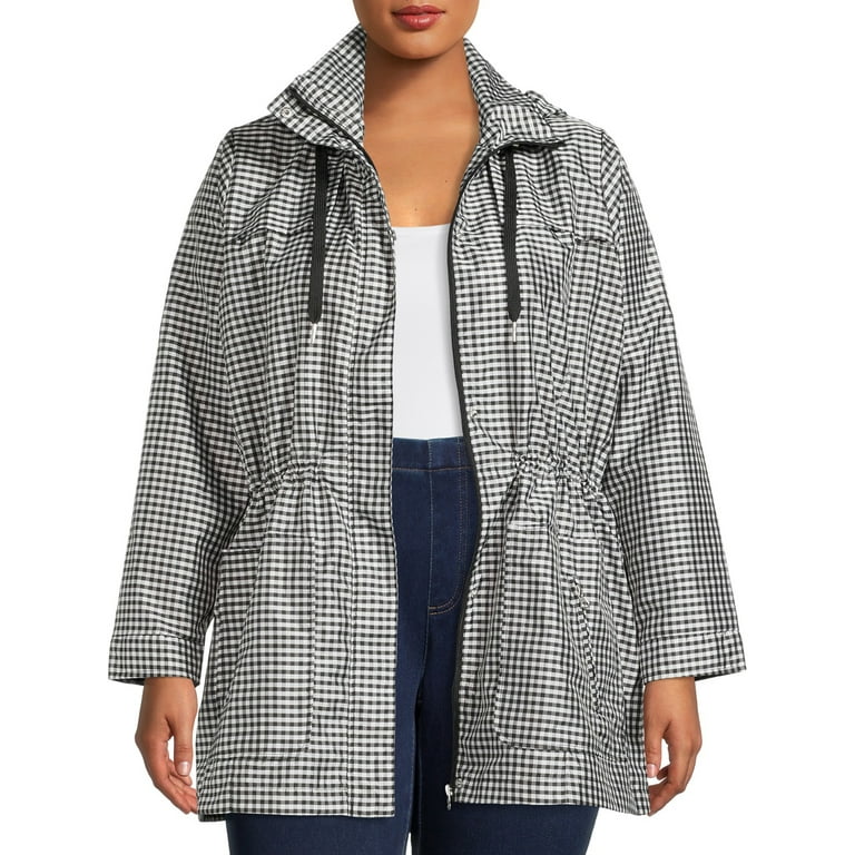 Cute plus size clearance rain jacket