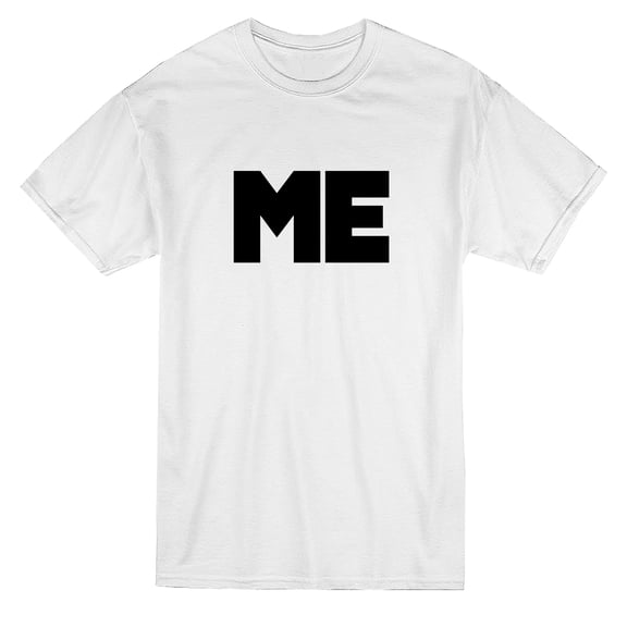 Me Matching Father Son Graphic Men White T-Shirt, Male Small