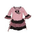 thumbnail image 1 of Me Me Me by Lipstik - Little Girls Long Sleeve Dress Asst Fabrics 29712-3T (light pink), 1 of 3