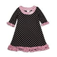 thumbnail image 1 of Me Me Me by Lipstik - Little Girls Long Sleeve Dress Asst Fabrics 29713-2T (black), 1 of 3