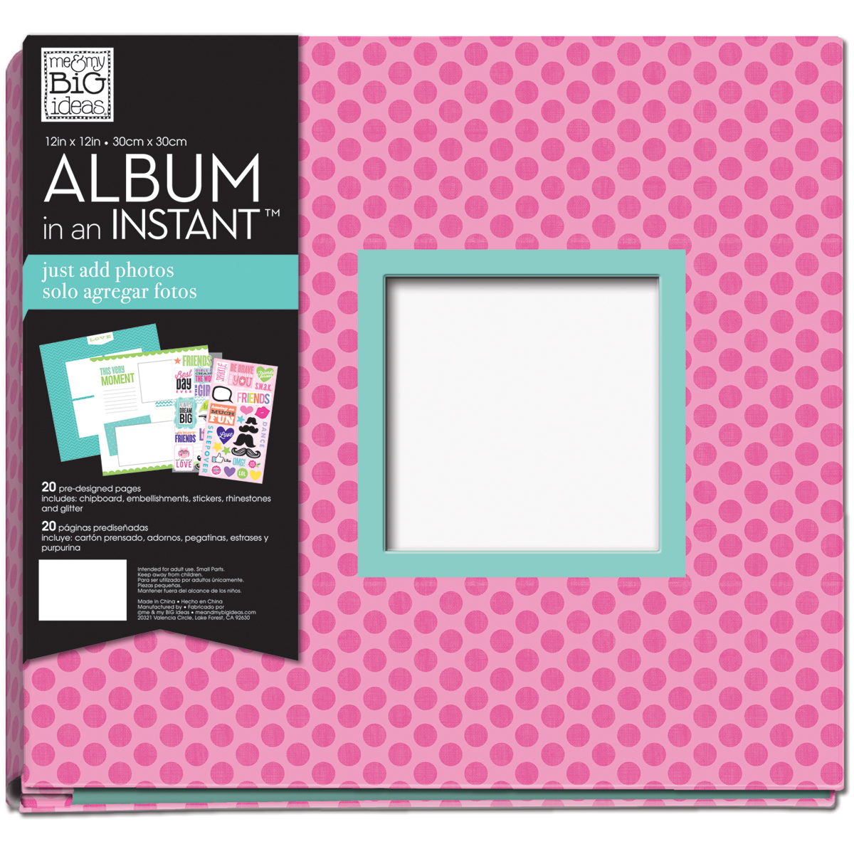 Me & My Big Ideas Complete Album 12"X12"-Brave Tween, Pk 1, Me & My Big Ideas