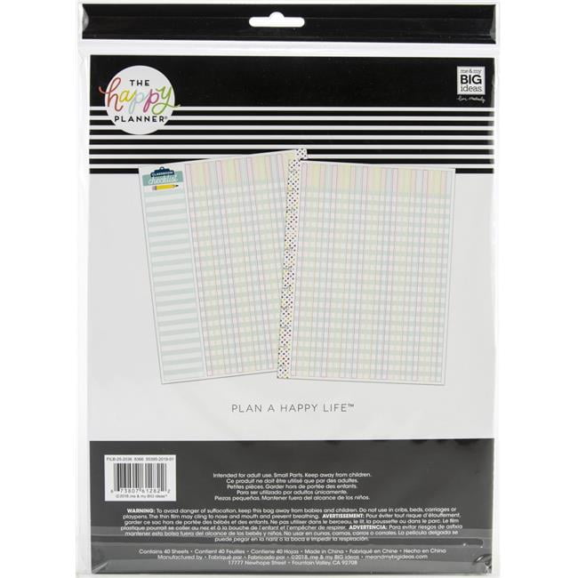 Me & My Big Ideas Happy Planner Filler Paper Big Classroom Teacher