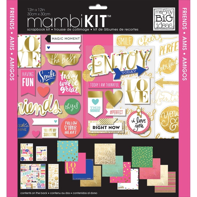 Me &amp; My Big Ideas Page Kit 12"X12"-Friends - Walmart.com