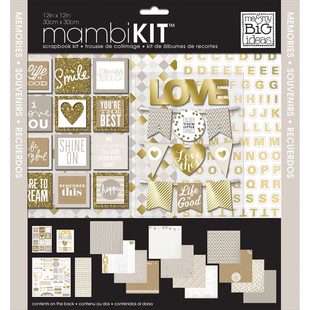 Me &amp; My Big Ideas Page Kit 12"X12"-Memories - Walmart.com