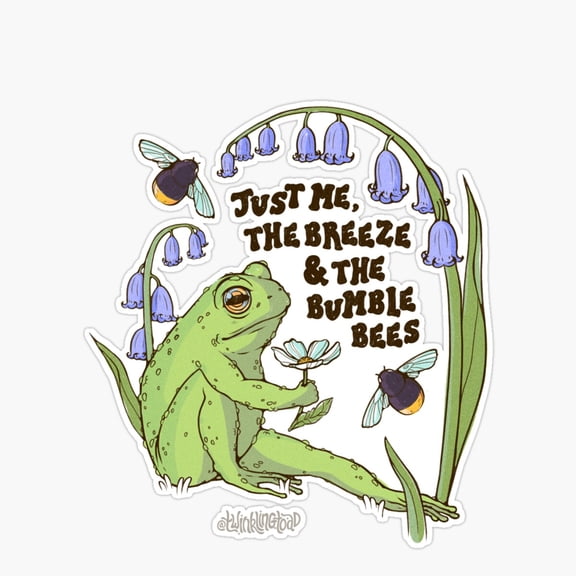Me The Breeze And Bumble Bees Vinyl Decal Sticker