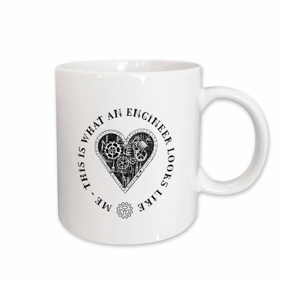 3drose, Me - This Is What an Engineer Looks Like - Gift for Professionals, 15oz Mug