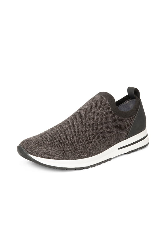 Me Too Lyric Slip On Sneakers Black Flannel Slip On Heather Sustainable Mesh (Black Flannel Heather Sustainable Mesh, 6)