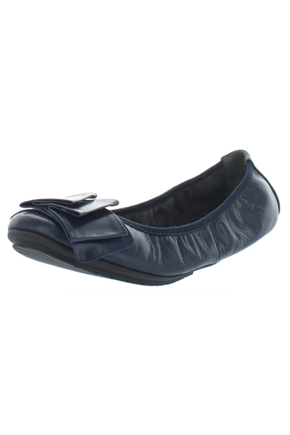 Women's Lilyana Leather Casual Slip On Ballet Flats Shoes