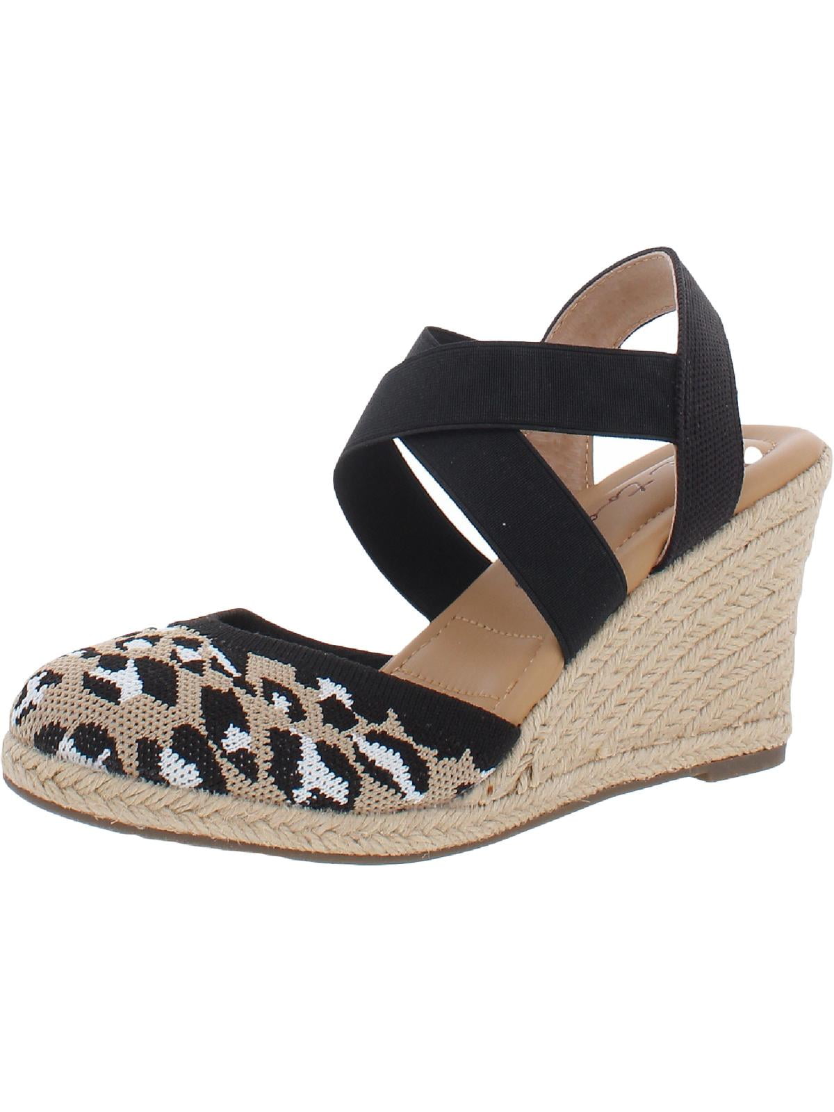 Me Too Womens Bev 15 Stretchy Slingback Wedge Sandals Walmart