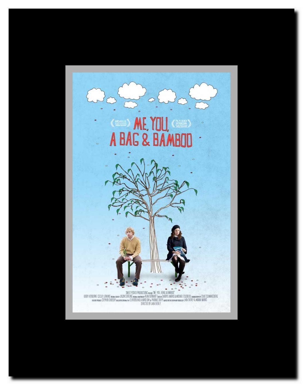 Me You a Bag & Bamboo Framed Movie Poster