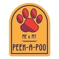 thumbnail image 1 of Me and My Peek-A-Poo Window Shaped Magnet, 1 of 3