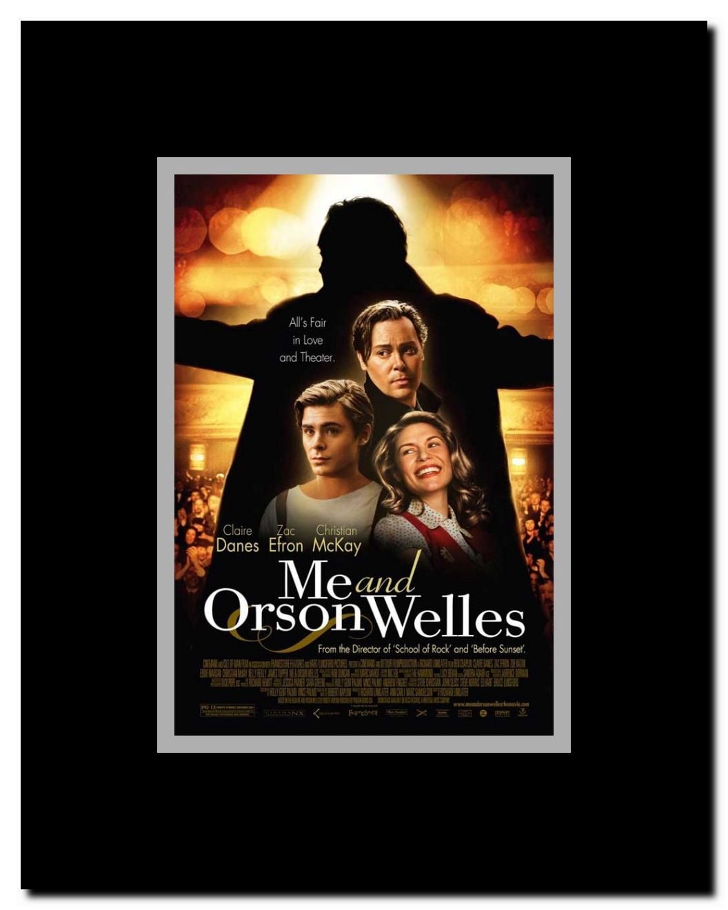 Me and Orson Welles Framed Movie Poster