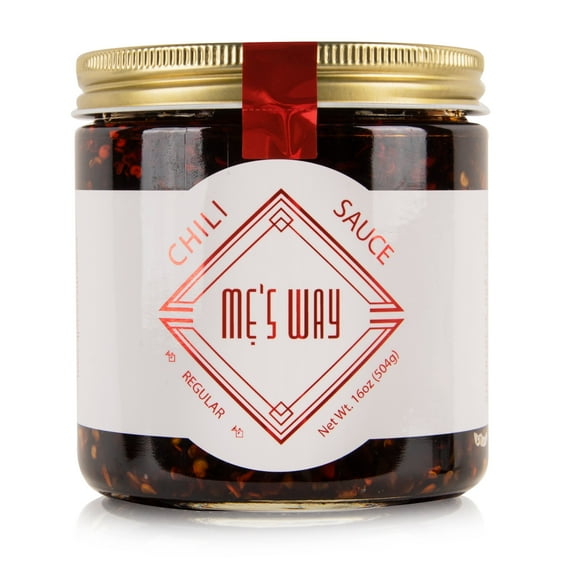 Me's Way Chili Sauce Regular 16oz - Flavorful Spicy Sauce for Cooking, Dipping, Marinades & Stir Fry - Vietnamese Sauce Jar for Everyday Use