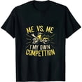thumbnail image 1 of Me vs Me I'm My Own Competition Apparel T-Shirt, 1 of 5