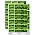 thumbnail image 1 of Me-wow Meow Cat Teacher Student School Sticker Set - Light Green - Matte Finish - 1.5" Small, 1 of 7