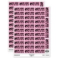 thumbnail image 1 of Me-wow Meow Cat Teacher Student School Sticker Set - Light Pink - Gloss Finish - 1.5" Small, 1 of 7