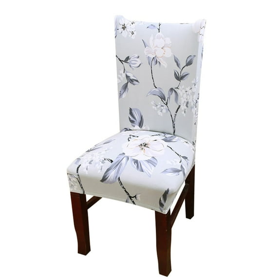 MeAddHome Floral Print Dining Chair Covers Home Dining Room Wedding Spandex Chair Slipcovers 1/4/6/8 Pcs