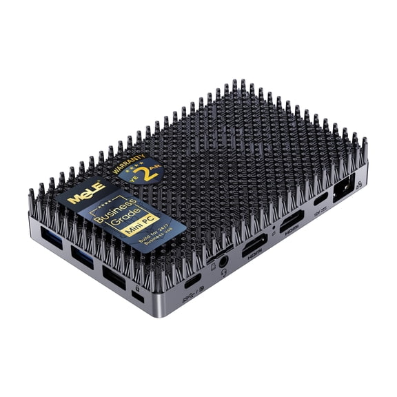 MeLE Business-Grade Cyber X1 N150 Fanless Mini PC 16GB RAM 512GB SSD