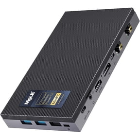 MeLE Quieter DL Fanless N150 Mini PC 16GB RAM 512GB SSD Dual LAN 2.5GbE Small Desktop Computer (New)