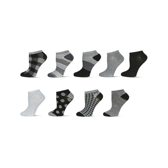 MeMoi 10 Pair Women's Buffalo Check Low Cut Socks - Mens - Male