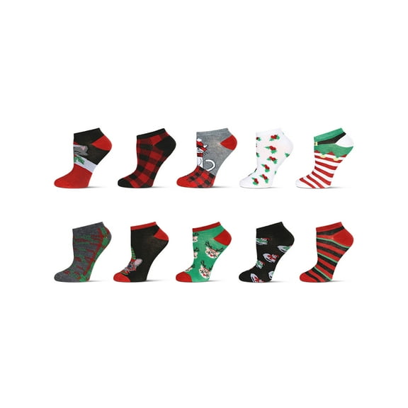 MeMoi 10 Pair Women's Holiday Kitty Low Cut Socks - Mens - Male
