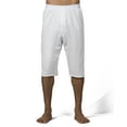 thumbnail image 1 of MeMoi 2 Pair Men's Knee-Length Cotton-Rich Knit Boxer Shorts - Mens - Male, XS, White, 1 of 5