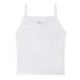 thumbnail image 1 of MeMoi 3-Pack Cotton Blend Lightweight  Camisoles - Girls - Female, 6, White, 1 of 5