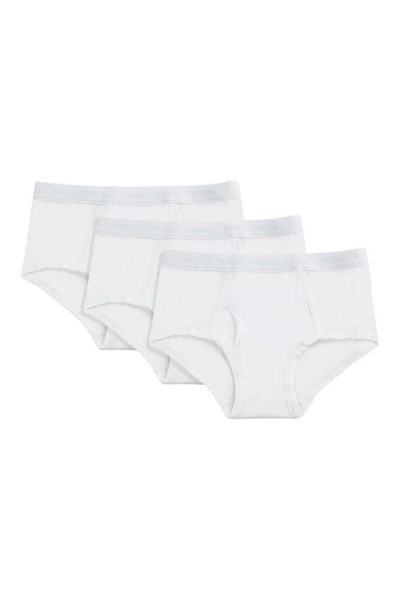 3-Pack Soft Cotton Blend Briefs - Boys - Male