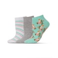 thumbnail image 1 of MeMoi 3-Pack Women's Cockatoo Bamboo Blend Low-Cut Socks - Mens - Male, 1 of 4