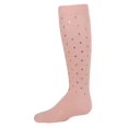thumbnail image 1 of MeMoi  A Speck of Spots Polka Dot Knee High Socks - Girls - Female, 12, Pale Blush, 1 of 5