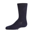 thumbnail image 1 of MeMoi Boys' All Over Argyle Cotton Blend Dress Crew Socks - Boys - Male, 10-12, Navy, 1 of 12