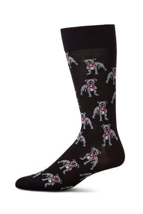 Men's American Bully Dog Bamboo Blend Crew Socks - Mens - Male, 10-13, Black