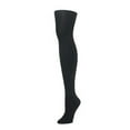 thumbnail image 1 of MeMoi Angora Blend Stretchy Sweater Tights - Womens - Female (Medium/Large, Black), 1 of 7