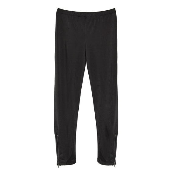 MeMoi Ankle Zip Comfort Stretch Leggings - Girls - Female, 12-14, Black