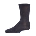 thumbnail image 1 of MeMoi Kids' Basic Cotton Blend Crew Socks, 6, Medium Denim, 1 of 12