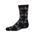 thumbnail image 1 of MeMoi Boys Bicycle-Themed Rayon-Blend Novelty Crew Sock - Boys - Male, 7-8, Navy, 1 of 8