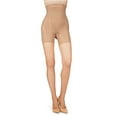 thumbnail image 1 of MeMoi BodySmootHers High Waisted Super Shaper Sheer Tights - Womens - Female, Q2, Honey, 1 of 9