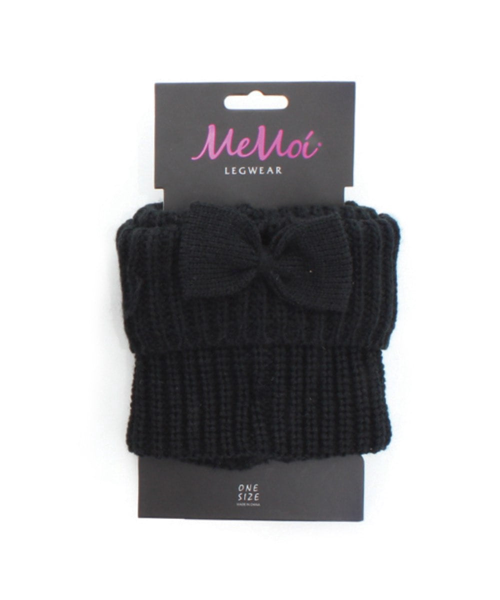 MeMoi Bonnie Bowtie Ribbed Knit Boot Topper - Mens - Male - Walmart.com