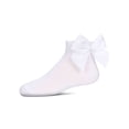 thumbnail image 1 of MeMoi Girls Bow-on-Back Cotton-Rich Anklet Sock - Girls - Female, 8, White, 1 of 7
