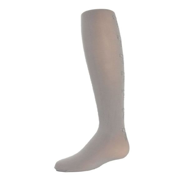 MeMoi Bows in the Back Opaque Tights - Girls - Female, 4-6, Light Gray