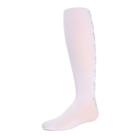 MeMoi Bows in the Back Opaque Tights - Girls - Female, 8-10, White