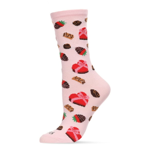 MeMoi Box Of Chocolates Bamboo Blend Crew Socks - Mens - Male