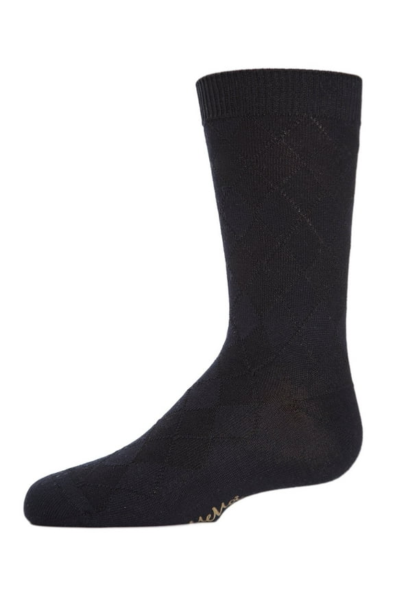 Boys' Awesome Argyle Crew Socks - Boys - Male, 4, Gray