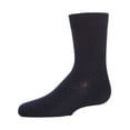 thumbnail image 1 of MeMoi Boys' Basket Weave Mercerized Cotton Crew Socks - Boys - Male, 4, Navy, 1 of 7