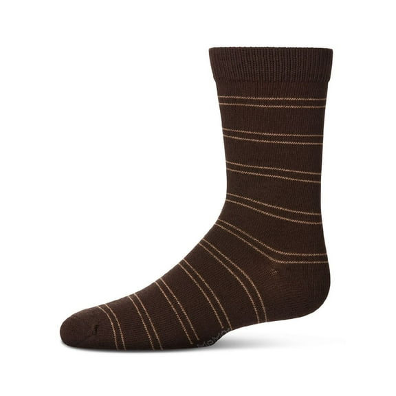 MeMoi Boys' Double Lined  Dress Socks - Boys - Male, 9-11, Brown