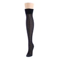 thumbnail image 1 of MeMoi Breakaway Braid Combed Cotton Over The Knee Socks - Womens - Female, 1 of 2