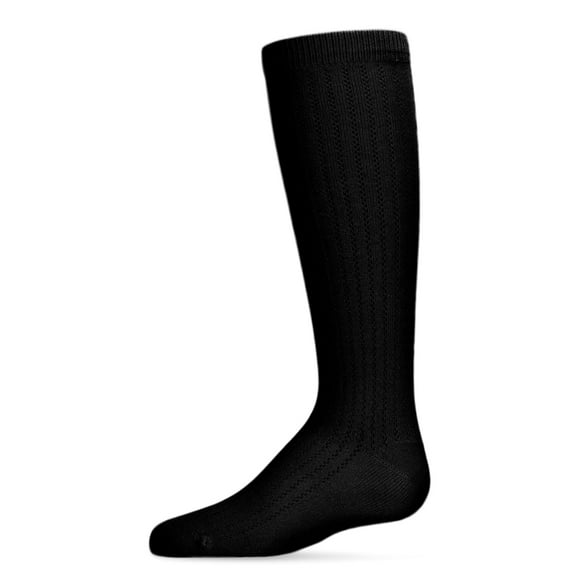 MeMoi Chain Stitch Knee High Socks - Girls - Female, 4, White