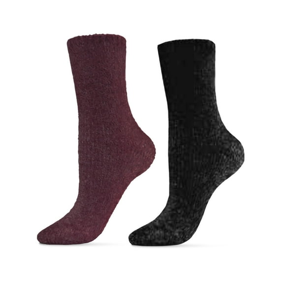MeMoi Chenille Luxe Cozy Crew Sock 2 Pack - Mens - Male