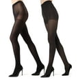 thumbnail image 1 of MeMoi Chevron Wave/Solid Control Top Tights 2 Pack - Mens - Male, 1 of 3