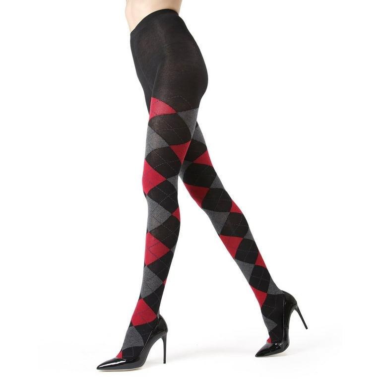 Memoi plaid leggings 2025